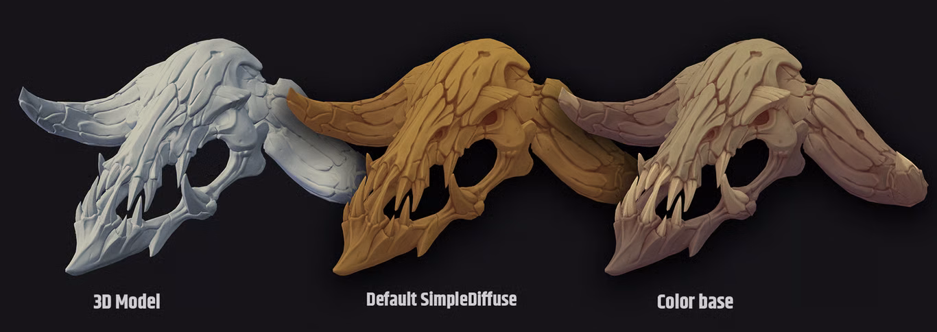 SimpleDiffuse texturing comparison